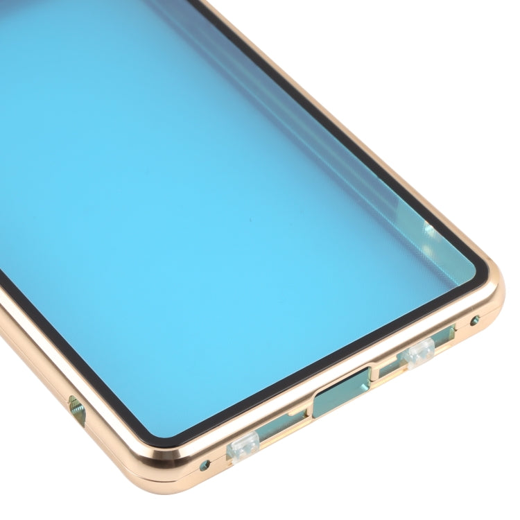 For Google Pixel 6 HD Magnetic Metal Tempered Glass Phone Case