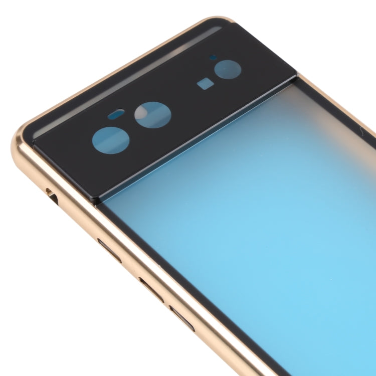 For Google Pixel 6 HD Magnetic Metal Tempered Glass Phone Case