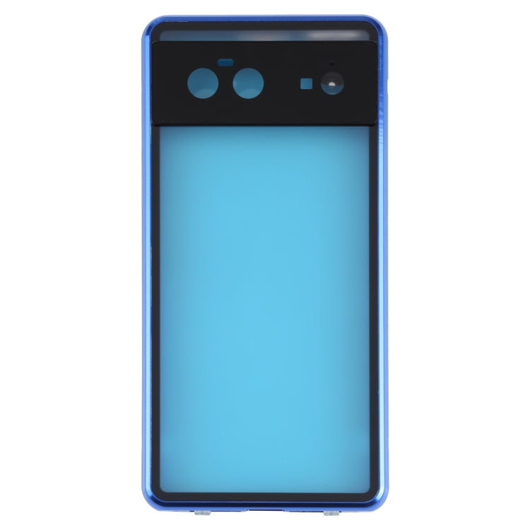For Google Pixel 6 HD Magnetic Metal Tempered Glass Phone Case