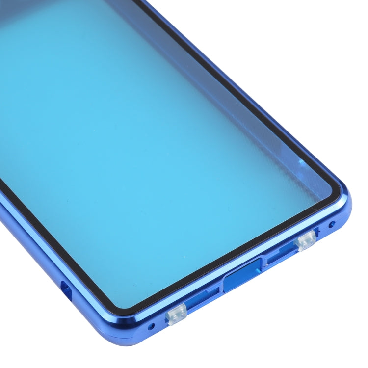 For Google Pixel 6 HD Magnetic Metal Tempered Glass Phone Case