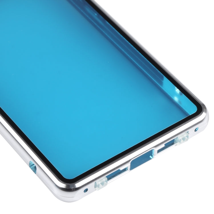 For Google Pixel 6 HD Magnetic Metal Tempered Glass Phone Case