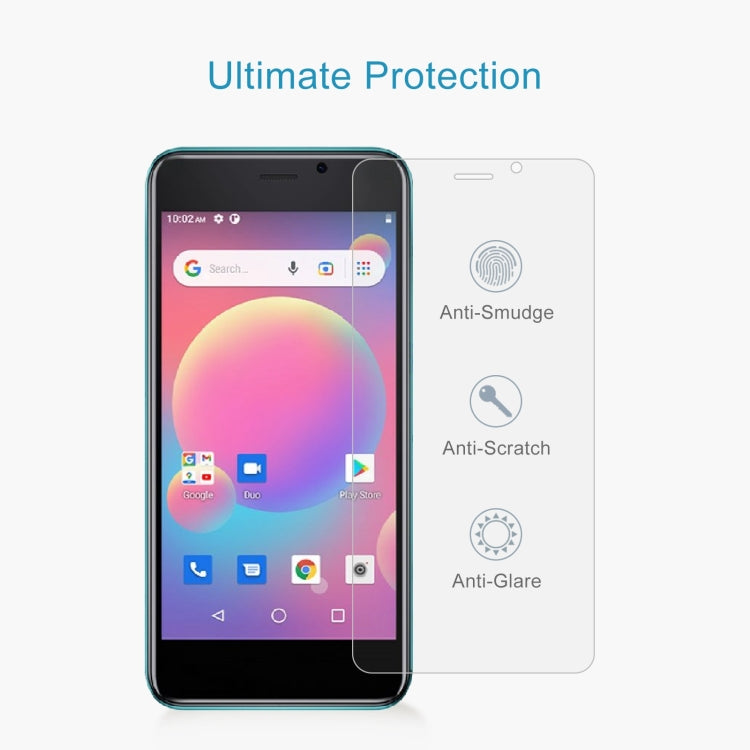 50 PCS 0.26mm 9H 2.5D Tempered Glass Film For Cubot J10