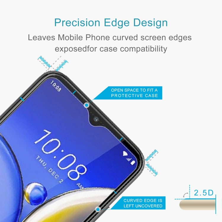 50 PCS 0.26mm 9H 2.5D Tempered Glass Film For HTC Wildfire E2 Plus
