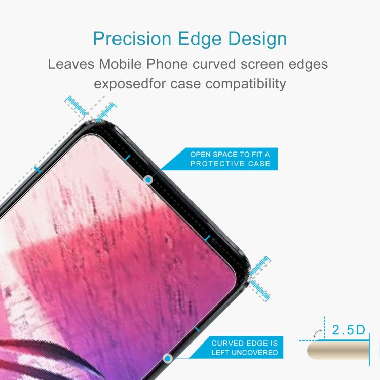 50 PCS 0.26mm 9H 2.5D Tempered Glass Film For Asus ROG Phone 5s / 5s Pro