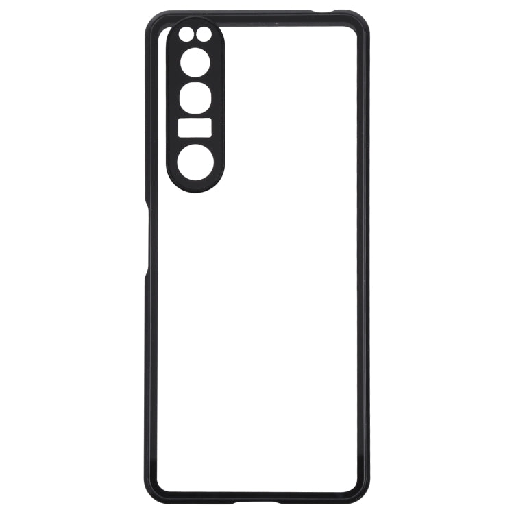 For Sony Xperia 1 III HD Magnetic Metal Tempered Glass Phone Case