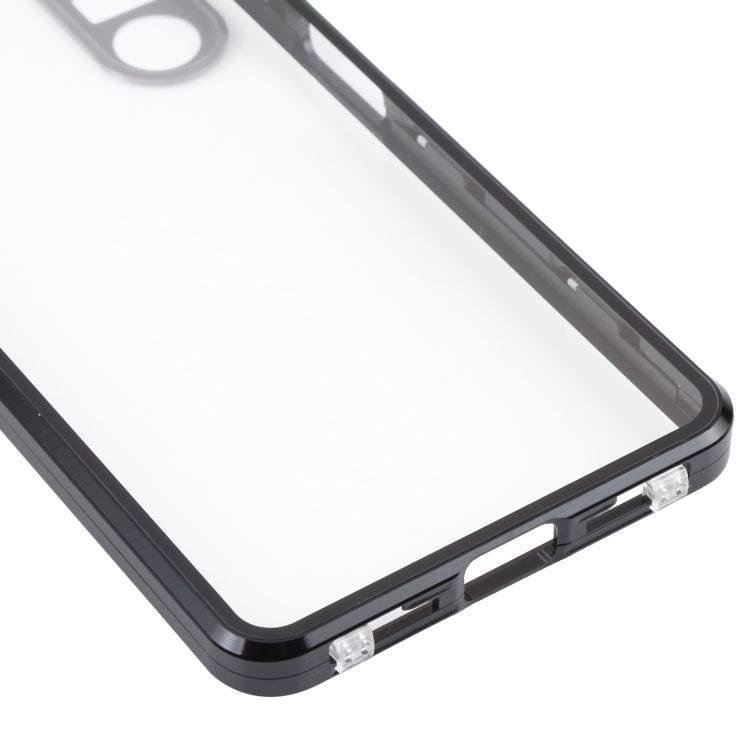For Sony Xperia 1 III HD Magnetic Metal Tempered Glass Phone Case