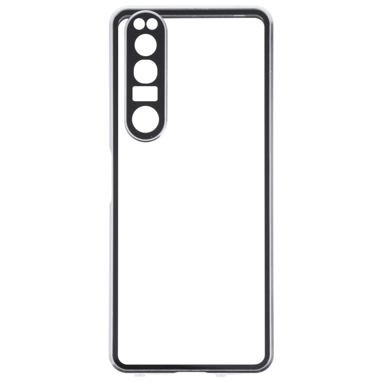 For Sony Xperia 1 III HD Magnetic Metal Tempered Glass Phone Case