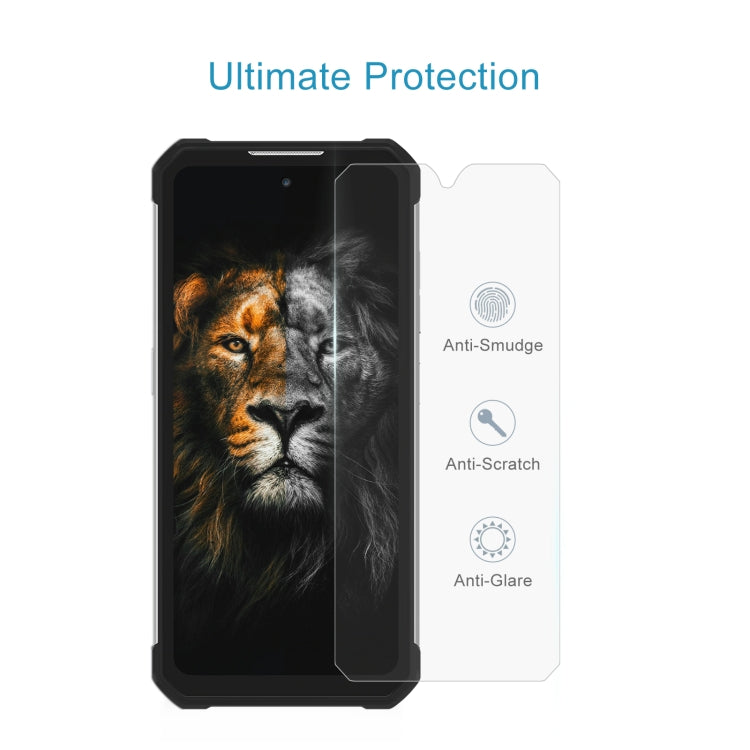50 PCS 0.26mm 9H 2.5D Tempered Glass Film For Oukitel WP17