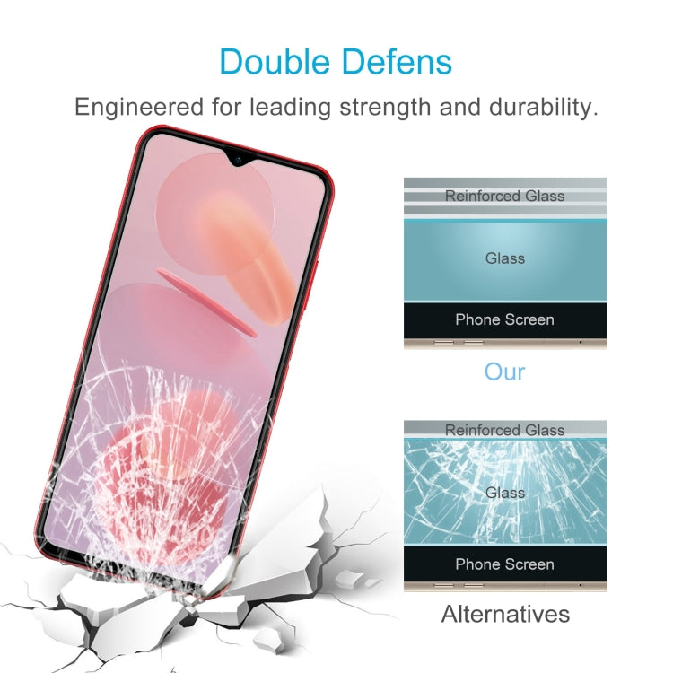 50 PCS 0.26mm 9H 2.5D Tempered Glass Film For Ulefone Note 12P