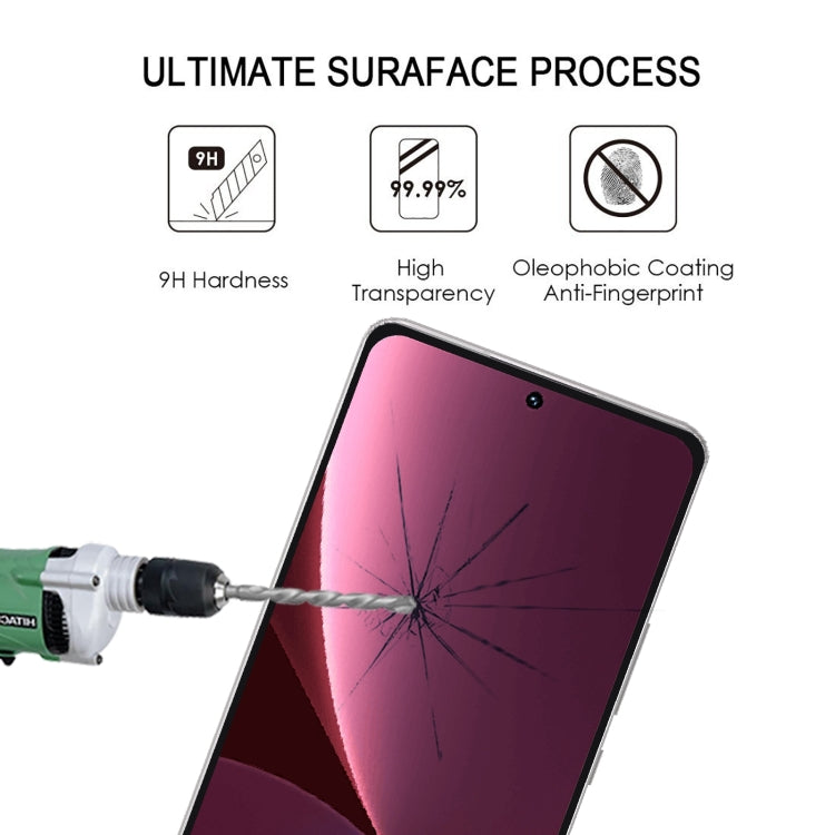 Full Glue 9H HD 3D Curved Edge Tempered Glass Film For Xiaomi 12 Pro(Black)