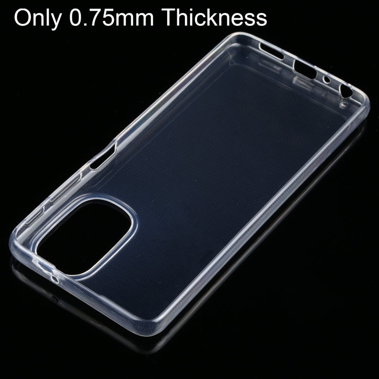 For Motorola Moto G51 5G 0.75mm Ultra-thin Transparent TPU Phone Case