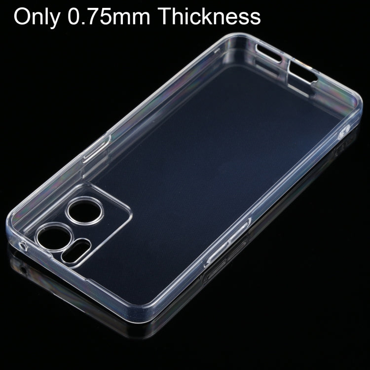 For OPPO Reno7 5G 0.75mm Ultra-thin Transparent TPU Phone Case