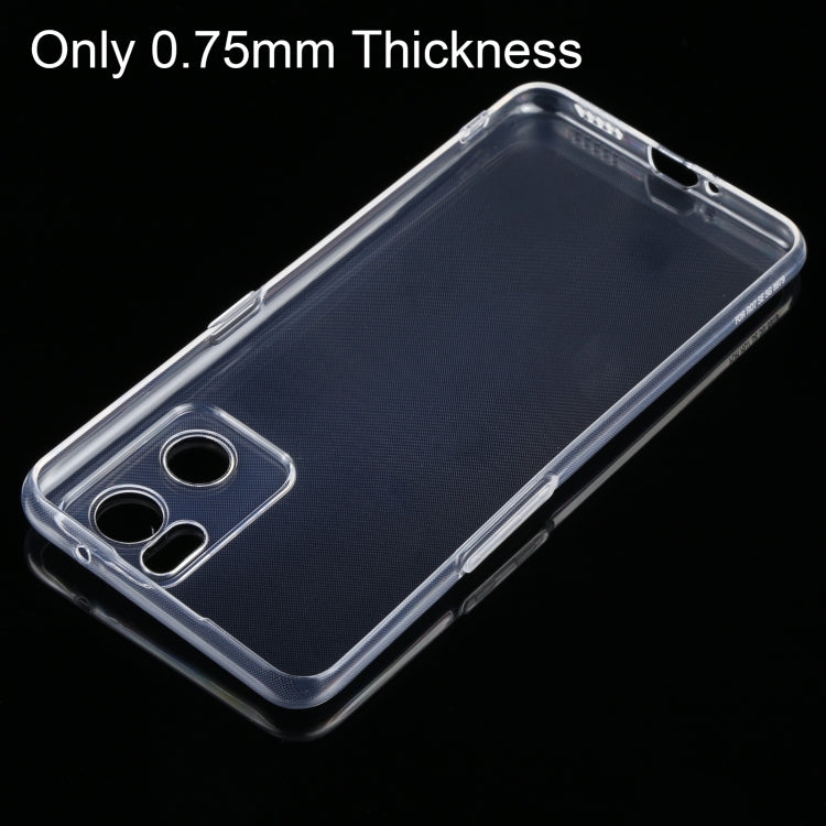 For OPPO Reno7 SE 5G 0.75mm Ultra-thin Transparent TPU Phone Case