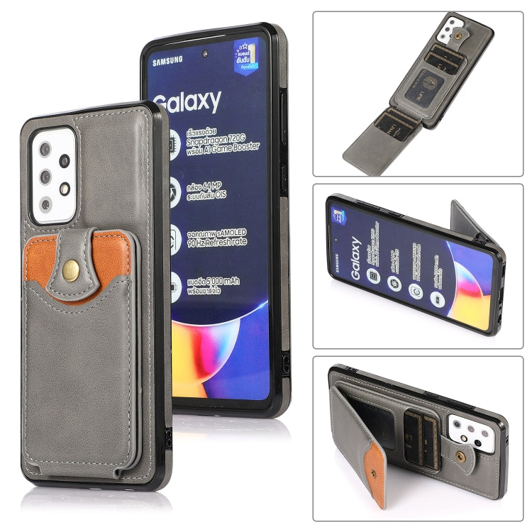 For Samsung Galaxy A52 5G Soft Skin Leather Wallet Bag Phone Case