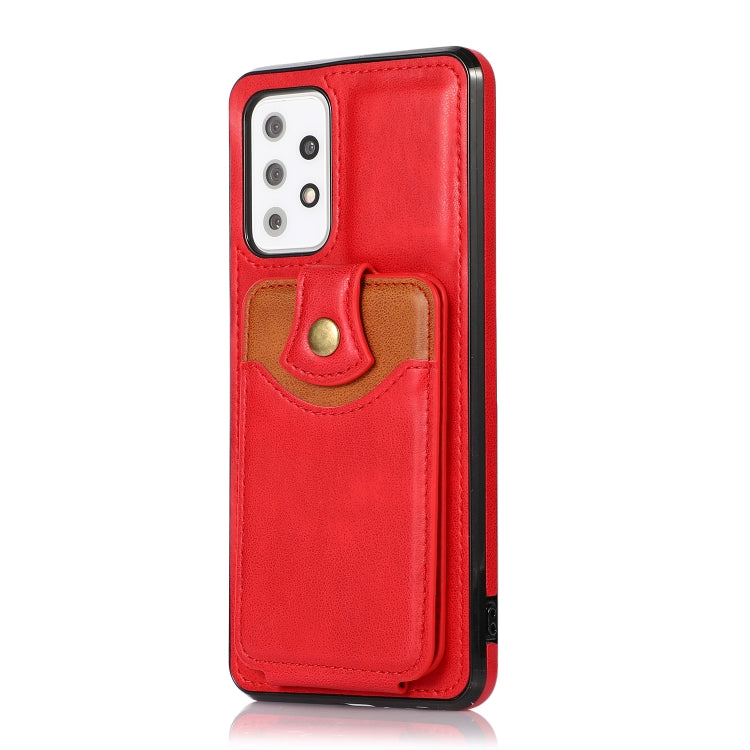 For Samsung Galaxy A52 5G Soft Skin Leather Wallet Bag Phone Case