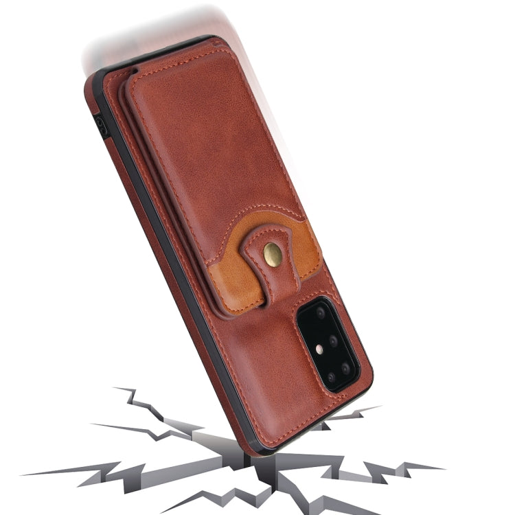 For Samsung Galaxy Note20 Soft Skin Leather Wallet Bag Phone Case