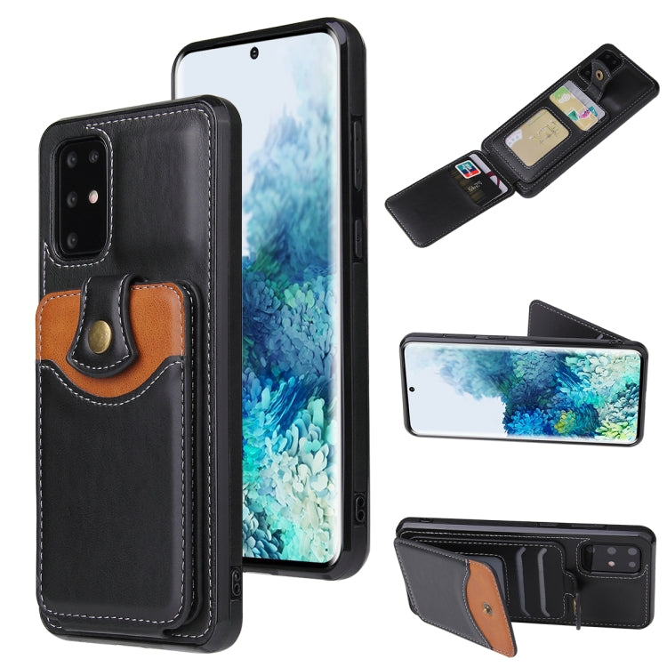 For Samsung Galaxy S20+ Soft Skin Leather Wallet Bag Phone Case