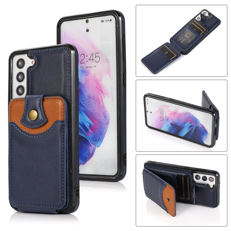 For Samsung Galaxy S21 5G Soft Skin Leather Wallet Bag Phone Case