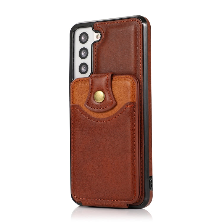 For Samsung Galaxy S21 5G Soft Skin Leather Wallet Bag Phone Case