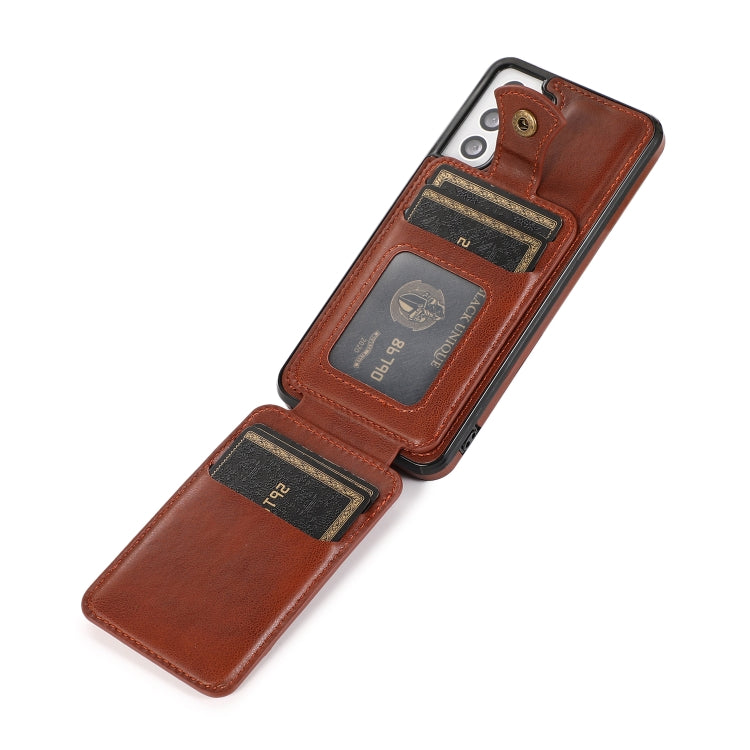 For Samsung Galaxy S21 5G Soft Skin Leather Wallet Bag Phone Case