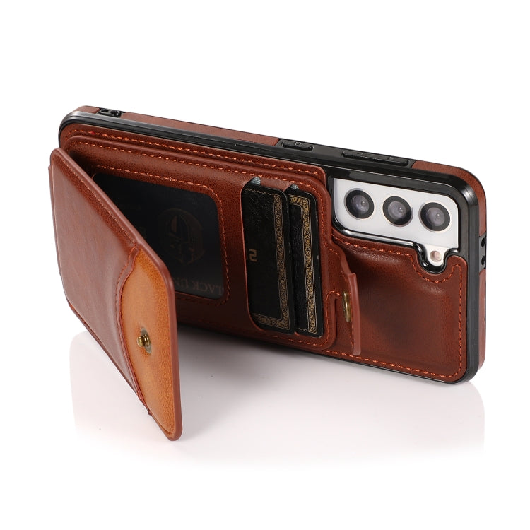 For Samsung Galaxy S21 5G Soft Skin Leather Wallet Bag Phone Case