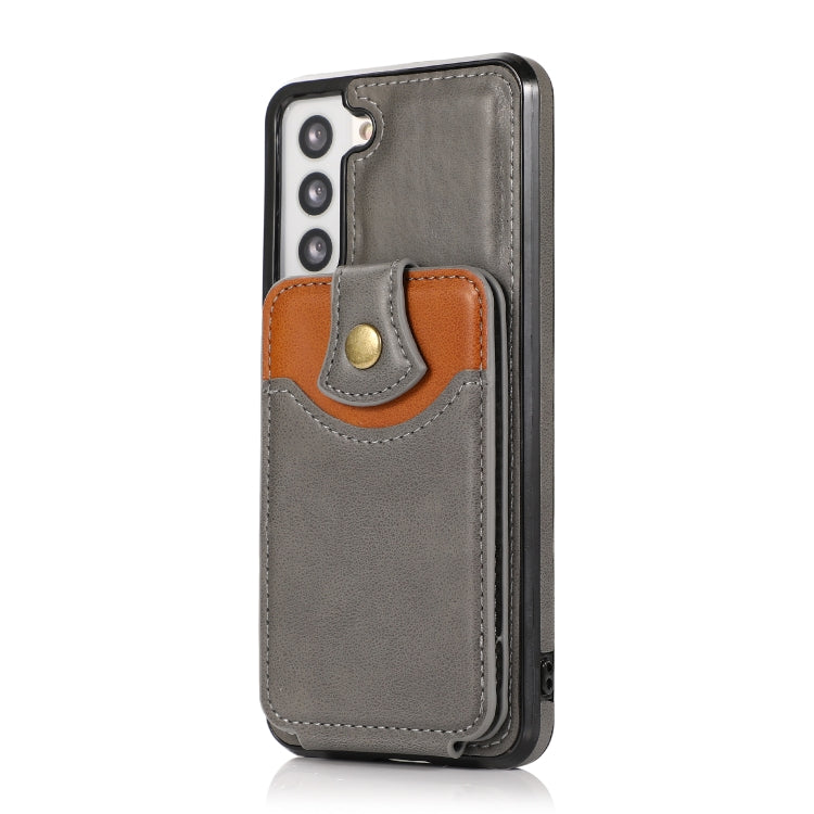 For Samsung Galaxy S21 5G Soft Skin Leather Wallet Bag Phone Case