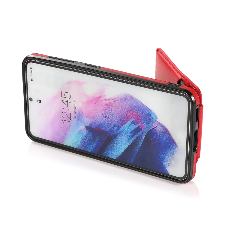 For Samsung Galaxy S21 5G Soft Skin Leather Wallet Bag Phone Case