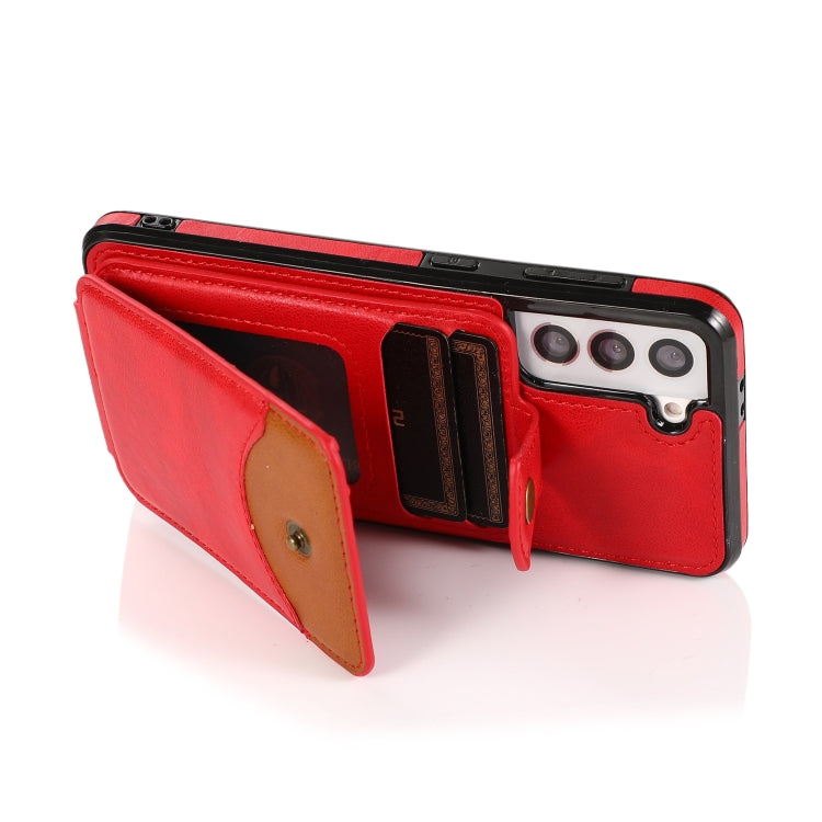 For Samsung Galaxy S21 5G Soft Skin Leather Wallet Bag Phone Case