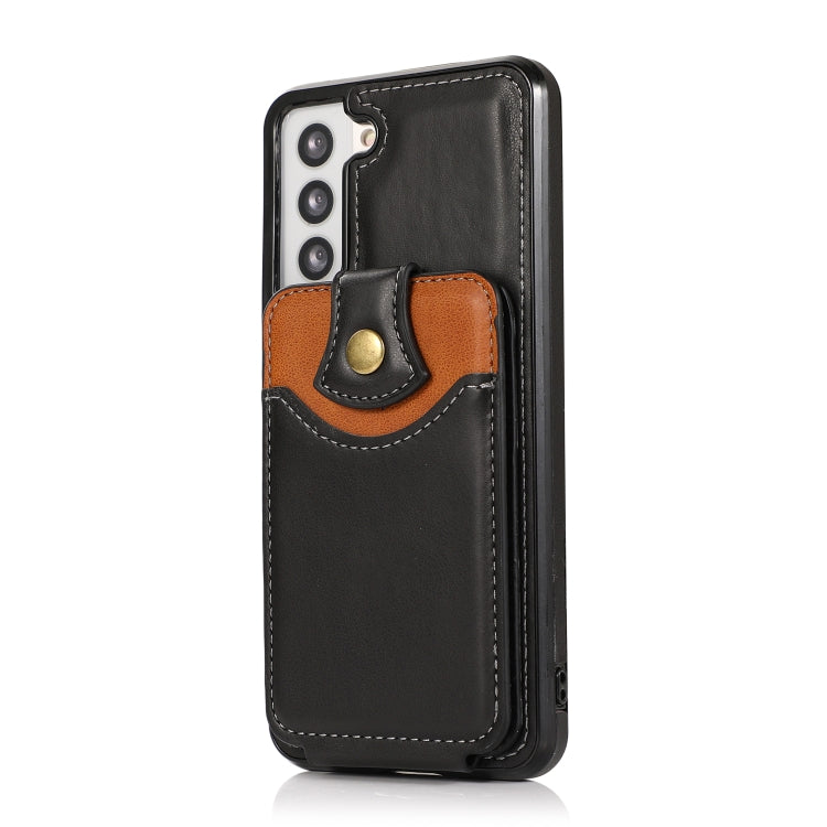 For Samsung Galaxy S21 5G Soft Skin Leather Wallet Bag Phone Case