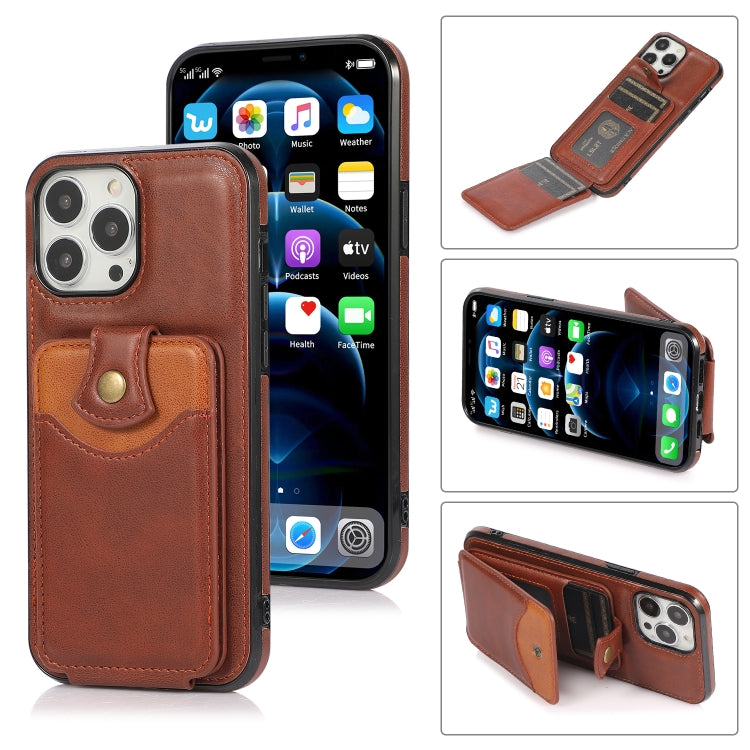 For iPhone 13 mini Soft Skin Leather Wallet Bag Phone Case