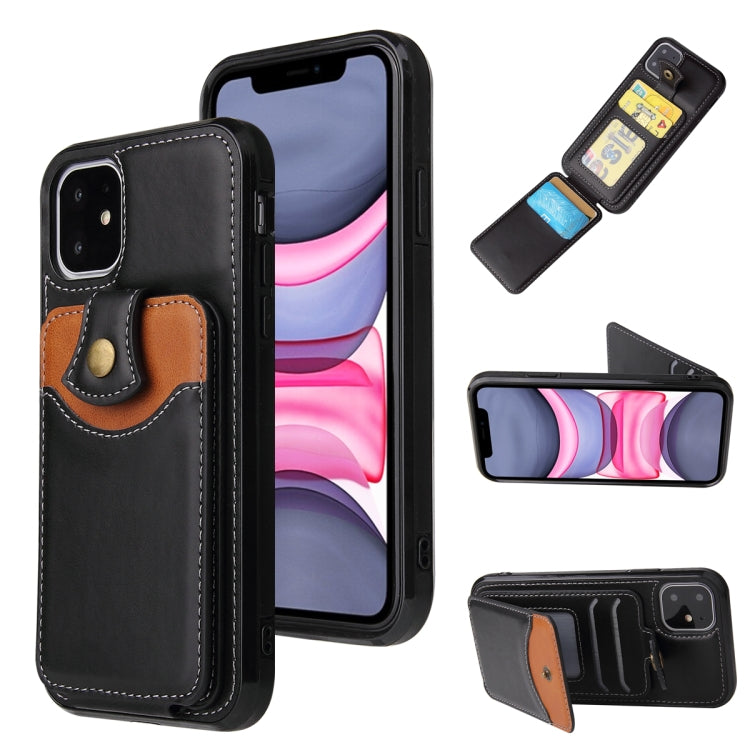 For iPhone 12 Pro Max Soft Skin Leather Wallet Bag Phone Case
