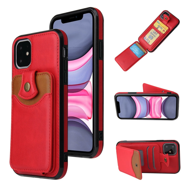For iPhone 12 Pro Max Soft Skin Leather Wallet Bag Phone Case