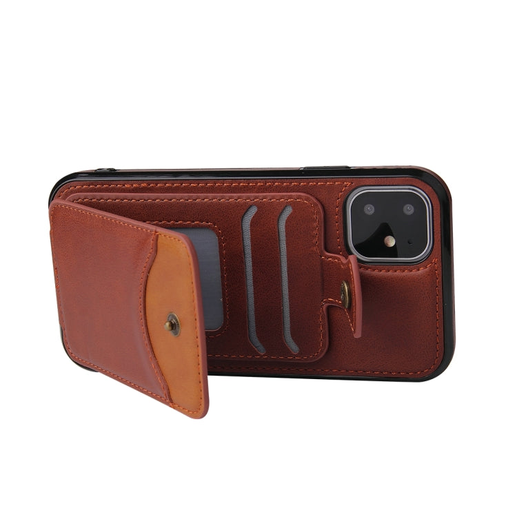 For iPhone 12 mini Soft Skin Leather Wallet Bag Phone Case