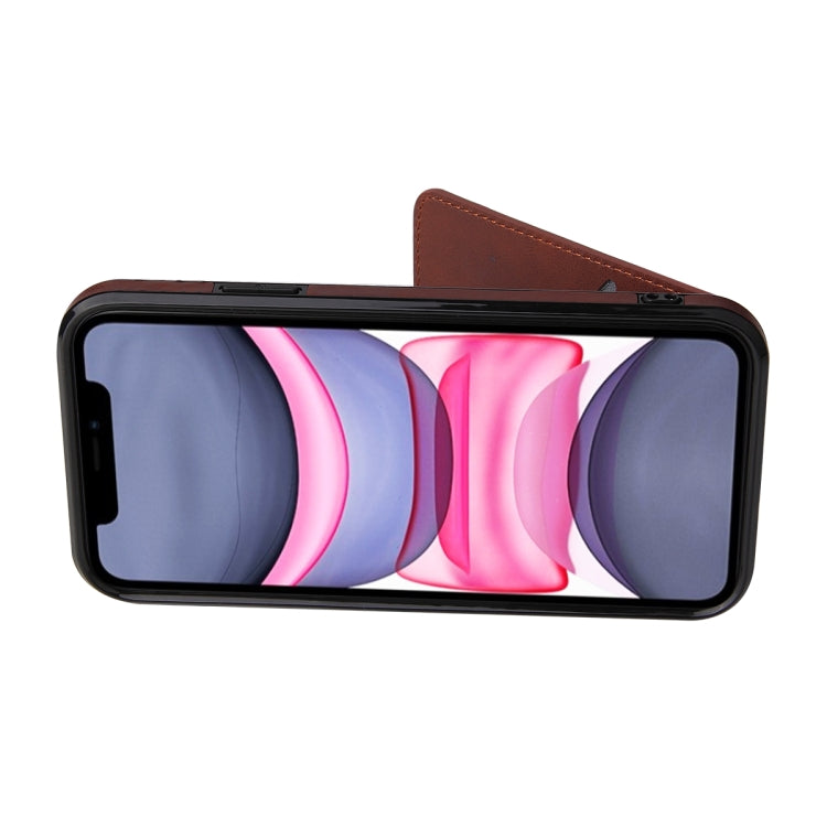 For iPhone 11 Pro Soft Skin Leather Wallet Bag Phone Case