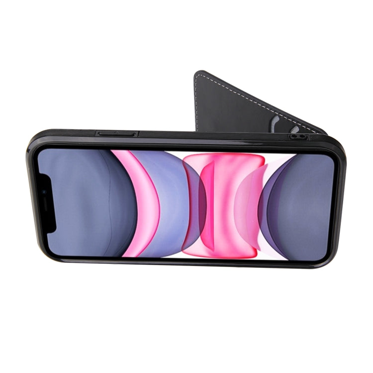 For iPhone 11 Soft Skin Leather Wallet Bag Phone Case