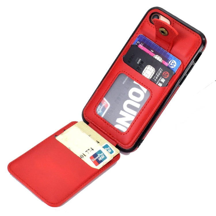 For iPhone SE 2022 / SE 2020 / 8 / 7 Soft Skin Leather Wallet Bag Phone Case