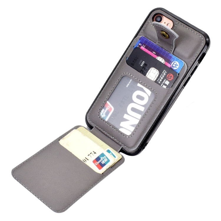 For iPhone SE 2022 / SE 2020 / 8 / 7 Soft Skin Leather Wallet Bag Phone Case