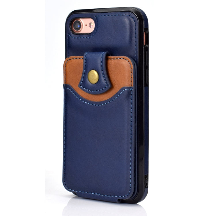 For iPhone SE 2022 / SE 2020 / 8 / 7 Soft Skin Leather Wallet Bag Phone Case