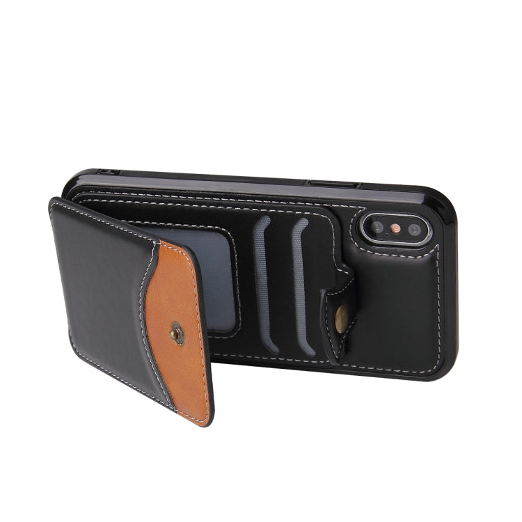 For iPhone XS Max Soft Skin Leather Wallet Bag Phone Case