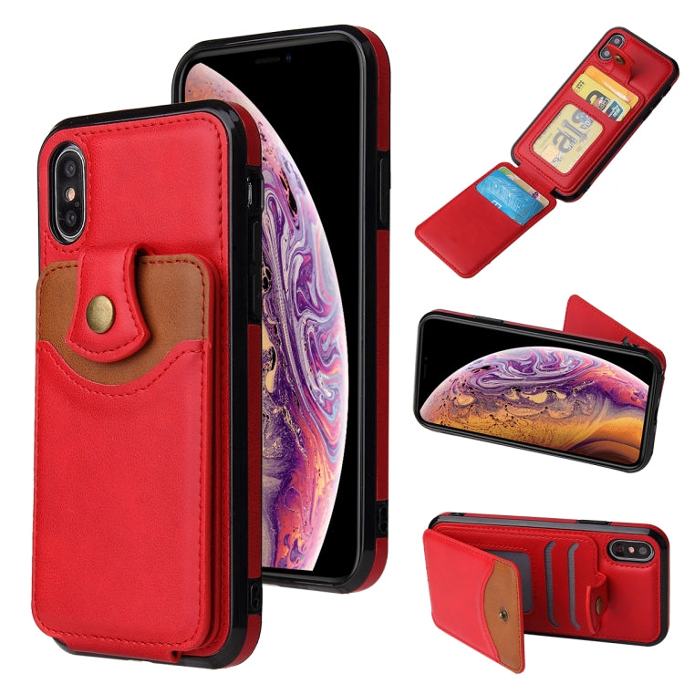 For iPhone XS Max Soft Skin Leather Wallet Bag Phone Case
