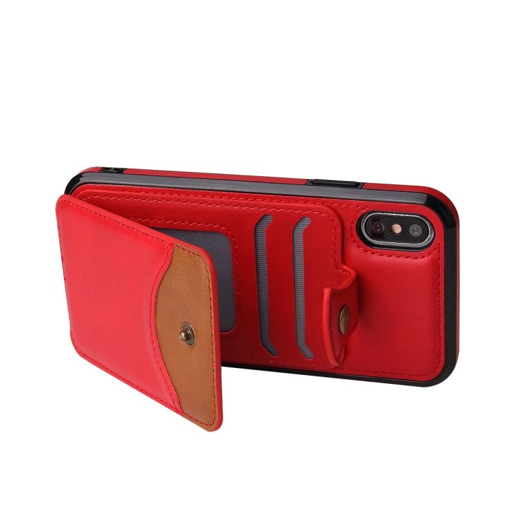 For iPhone XS Max Soft Skin Leather Wallet Bag Phone Case