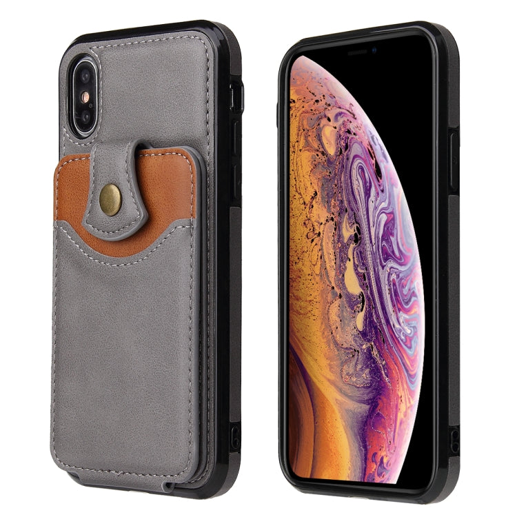 For iPhone XS Max Soft Skin Leather Wallet Bag Phone Case