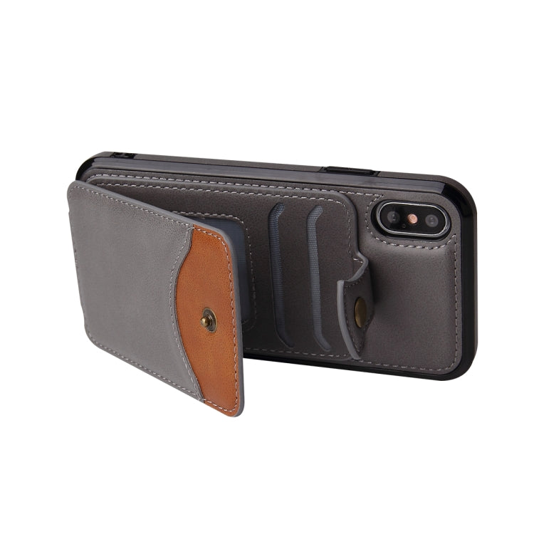 For iPhone XS Max Soft Skin Leather Wallet Bag Phone Case