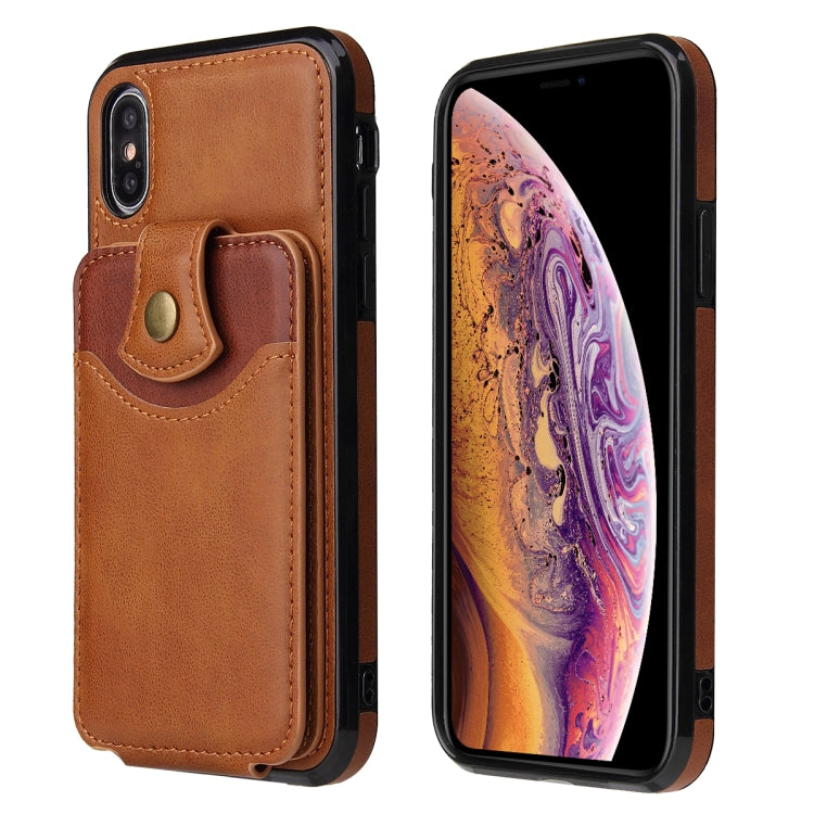 For iPhone XS Max Soft Skin Leather Wallet Bag Phone Case