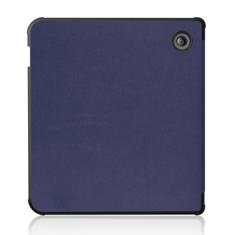 For KOBO Libra2 2021 TPU Multi-folding Leather Tablet Case