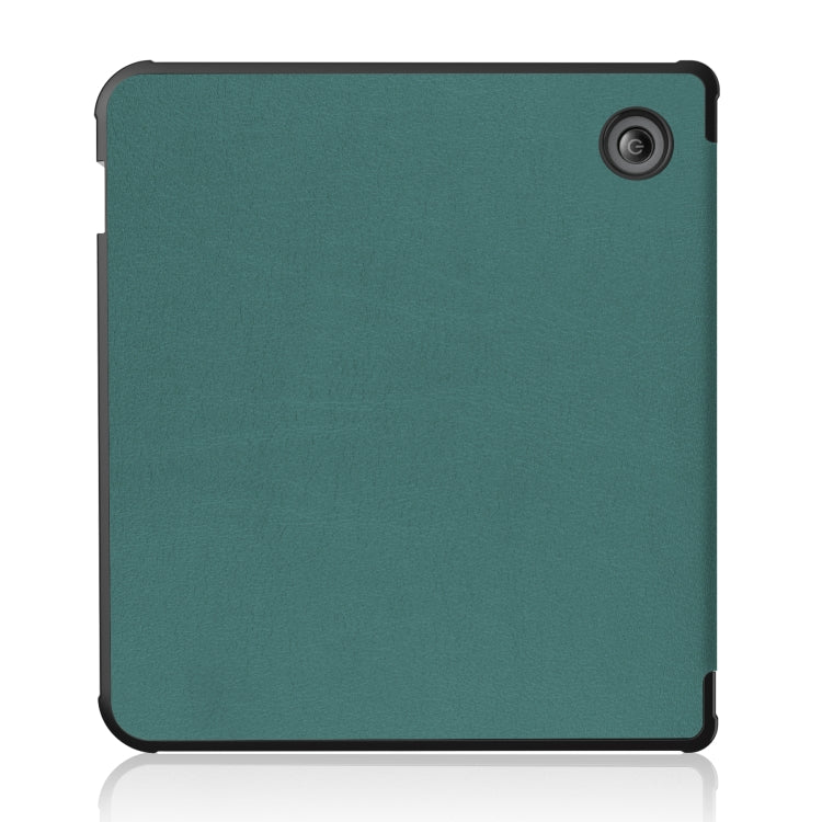 For KOBO Libra2 2021 TPU Multi-folding Leather Tablet Case