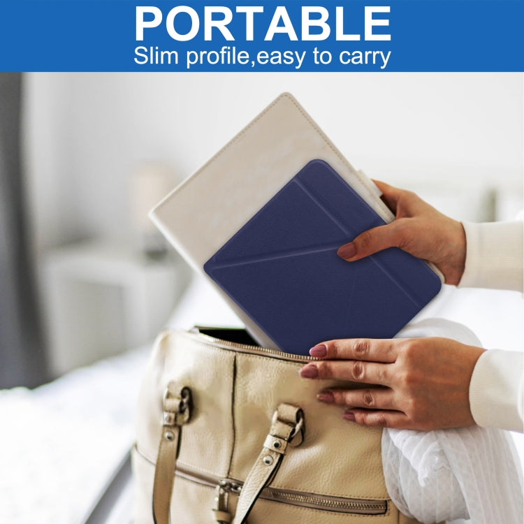 For KOBO Sage 2021 TPU Multi-folding Leather Tablet Case
