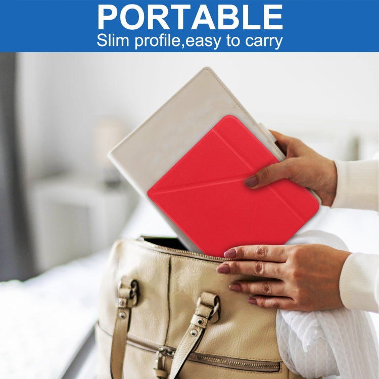 For KOBO Sage 2021 TPU Multi-folding Leather Tablet Case
