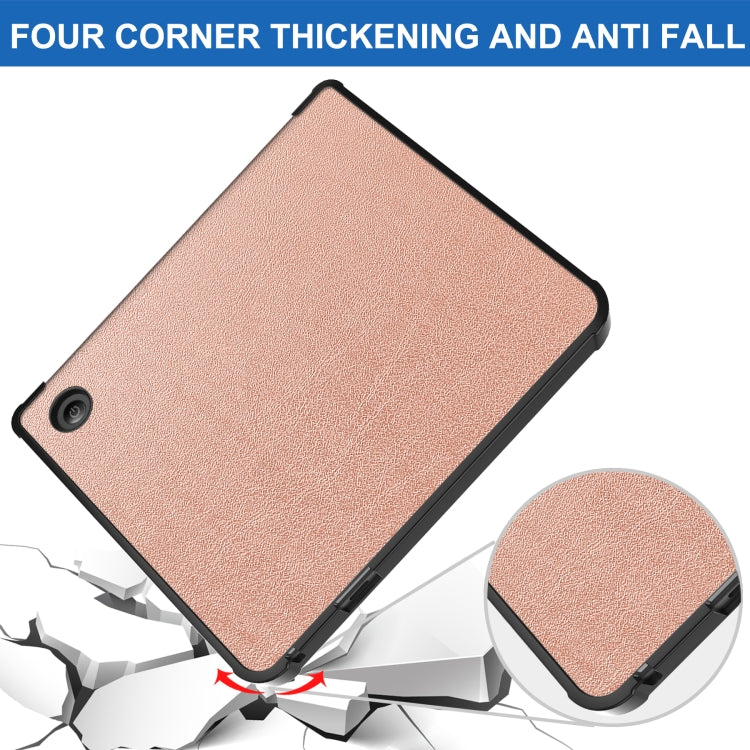 For KOBO Sage 2021 TPU Multi-folding Leather Tablet Case