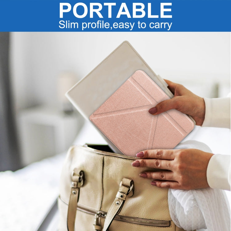 For KOBO Sage 2021 TPU Multi-folding Leather Tablet Case
